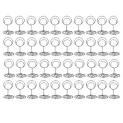 40PCS Cards Stand Name Menu Clips Table Sign Holders for Wedding Birthday3877