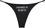 [NE Beauty] Chamber Magical Thong Womens Cotton (Set of 1) Black