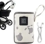 Baby Bottle Warmer - Insulated Bag Bottle Warmer | USB Milk Warmer Portable Baby Milk Heat Keeper, Thermal Bag Feeding Bottle Warmers, Travel Accessories