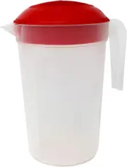 Tribello LARGE 1.3 Gallon Water Pitcher, Plastic Juice Pitcher with Lid - Dishwa