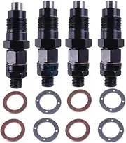 4PCS Diesel Fuel Injectors Nozzles 8 Ring Replace Kit Compatible for Mitsubishi Delica Spacegear Pajero 4M40 4M40T 2.8L ME201844 9430610435