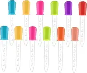 SEWOART 12pcs Silicone Dropper Droppers with Bulb Tip Eye Dropper Tool Transfer Eyedropper Plant Watering Dropper 5ml Droppers Laboratory Dropper Droppers for Oils Ear Dropper