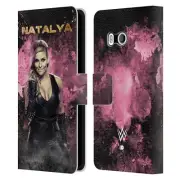 OFFICIAL WWE NATALYA LEATHER BOOK WALLET CASE COVER FOR HTC PHONES 1
