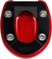 motorbike anti-slip pad side stand Motorcycle Parts Kickstand Enlarger Support Side Stand Extender Extention Pad Accessories For Vespa GTS300 GTV GTS250 2013~2023 CNC Accessories extension plate pad(R