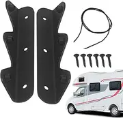 RV Cupboard Secure Rope – Cabinet Tension Strap with Screws, Strong Storage Net for Travel Trailers | RV Storage Safety Fence for Drawers, Doors, Cupboards, Adventure Accessories Must Have Gear
