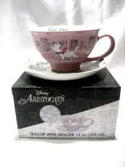 DISNEY THE ARISTOCATS OUI OUI TEACUP AND SAUCER