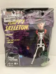 Spooktacular Creations Child Halloween Costume Happy Skeleton 3T GLOW IN DARK