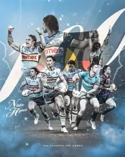 LAMINATED CRONULLA SHARKS NRL RUGBY CHAMPION TEAM PLAYER POSTER,BARGAIN,3