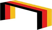 German Flag Tablecloth, Linen Table Black Red Yellow For Oktoberfest, 11.8x71.65in Size Table , For Oktoberfest Decoration, Adds Elegance To Home Decor