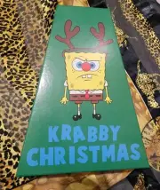 Spongebob Squarepants Pyjamas- Christmas Themed PETER ALEXANDER 100% Cotton