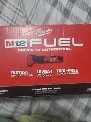 Milwaukee M12 FUEL 12V Cordless Oscillating Multi-Tool Kit, 11-Pc., 2526-21HO