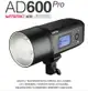 【199超取免運】[享樂攝影]神牛 GODOX AD600 Pro 專業外拍閃光燈 TTL 高速同步 1/8000 無線引閃 無線控制 精準色溫【APP下單跨店最高20%點數回饋!!】