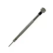 Boley stainless steel watchmaker screwdriver 1.00 mm flat blade, black ring