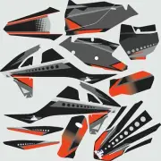 Graphics for 2016 KTM SXF SX 125-450 motocross decals stickers Shrouds fenders