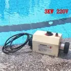 3KW 220V Electric Swimming Pool Thermostat SPA Bath Water Heater Pump