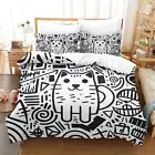 Home Textiles Cartoon Cat Printed Teen Adult Cute Stylish 27