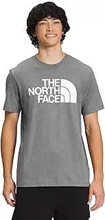 [THE NORTH FACE] Men's Short-Sleeve Half Dome Tee, TNF Medium Grey Heather/TNF White, Medium