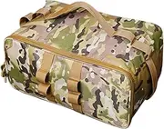 Camping Bag - Camping Storage Bag | Waterproof Seasoning Jar Pouch | Seasoning Jar Pouch | Large Zippered Portable Utensil Organizer | Zippered Portable Utensils Storage Bag for Picnic, BBQ