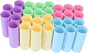 TOBBOMEY 20pcs Kraft Mailing Tubes Storage Toys Cardboard Tube Art Cardboard Tubes Craft Paper Tubes Art Paintings Tubes Cardboard Craft Tubes Newspaper Tube Crafts Paper Cylinder Tube