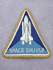 NASA Space Shuttle Embroidered Patch Iron/Sew On Patch For Clothes UNUSED GOLD