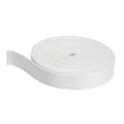 White Leather Strap Leather Strip 10mm Wide 5M Long Flat Cord for Clothing Belt