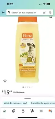Hartz Groomer's Best Oatmeal Dog Shampoo