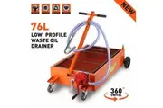 76 Litre Waste Oil Drainer Low Profile Car Truck Workshop Pump Vehicle Engine