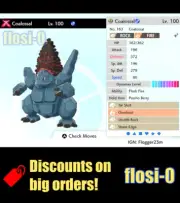 6IV Ultra Shiny Coalossal Gigantamax Pokemon Sword and Shield (Square Shiny)