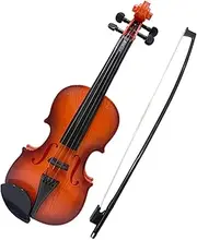 Labymos Simulated Violin Music Practice Violin for Beginners Violin Kit Musical Instrument Exquisite Workmanship Performance Props Gifts Adjustable Strings