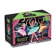 100pc Mudpuppy Glow Jigsaw Puzzle 46x30.5cm Fun Game Moonlight Ballet 5+