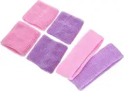 [Outanaya] 2 Sets Sweat Bands Elastic Headband Wristband Set for Sports Running Cycling and Fitness Comfortable Gym Accessories for Women