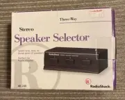 Vintage 2000 RadioShack Stereo Speaker Selector, 3 Way 40-240 Radio Shack