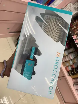 ☆潼漾小舖☆ MOROCCANOIL 摩洛哥優油 組合 (100ml優油+陶瓷離子大阪梳子) (8.1折)