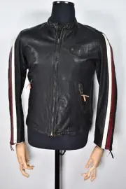 Replay M8596 Rear Biker Men's Real Leather Jacket size M