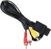 1.8M USB Male to 3 RCA Male Jack Splitter, TV Cable AV Video Audio Chinch for N64 SNES Super Gamecube NGC SFC