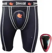 Morgan Sports Dragon Compression Short with Tri-Flex Groin Cup, X Small