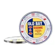 Golden Rabbit Enamelware Old Bay Seasoning 10.75" Dinner Plate, Set of 4