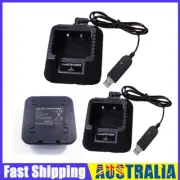 USB Battery Charger Replacement for Baofeng UV-5R Portable Two Way Radio Walkie
