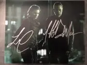 Jeffrey Dean Morgan Lauren Cohen Signed Walking Dead 8x10 Photo With COA