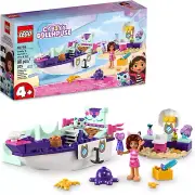 LEGO Gabby'S Dollhouse Gabby & Mercat’S Ship & Spa Building Toy for Kids Ages 4+