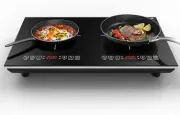 Double Induction Cooktop,110V 4000W Electric Burner,2 Burner Hot Plate LED Senso