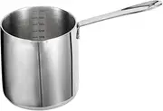 IMEEA Turkish Coffee Pot Butter Warmer Milk Warmer Pot Mini Saucepan with Spout 18/10 Tri-Ply Stainless Steel (900ml)