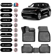 Floor Mats Liner Fits Land Rover Range Rover Evoque (2020-2024) Waterproof 4pcs (for: Land Rover)