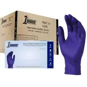 Multi-Purpose Indigo Nitrile Exam Gloves, 3 Mil, Case of 1000 - Medium Size