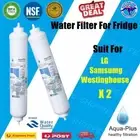 2 X LG, SAMSUNG, WESTINGHOUSE and WHIRLPOOL Fridge Water Filters