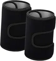 BIUDECO Djustable Thigh Covers Women's Loose Weight Thigh Wrap Fitness Thigh Brace Girl's Thigh Wraps Silver Ion 1 Pair