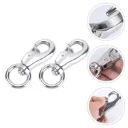 2pcs Leash Diving Clips Hammock Swivel Hook Swivel Snap Clips Swivel Hook Snap