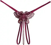 [Generic] Bridal Gown Garment Bag Lace Pants Panties Ladies Thong Underwear Women Thong Sexy Briefs Sparkly Fishnets for Women Pants