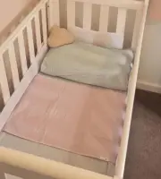 Brolly Sheets Cot Pad with Wings (Dusty Rose)