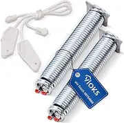 VIOKS Door Hinge Springs with Cable Pulls Door Spring Replacement for Bosch 00754866 Siemens 754866 Neff Constructa Dishwasher Repair Kit 2 Spring Hinge Repair Kit Colour Code Red for Dishwasher